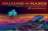 Program for Ariadne auf Naxos