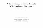 Pinehaven Christian Children's Ranch Montana State Code Violation Report