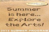 Summer 2013 Performing Arts Academy Brochure