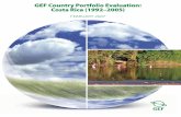 GEF Country Portfolio Evaluation: Costa Rica (1992–2005)