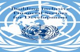 Building Inclusive Financial Sectors for Development