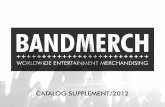 Bandmerch Supplemental Catalog 2012