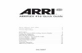 ARRIFLEX 416 - Quick Guide