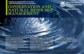 Conservation and Natural Resource Management