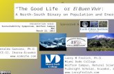 El Buen Vivir and the Good LIfe:  A Biological Perspective on Population and Energy