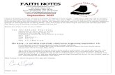 Faith Notes September 2013
