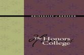 The Honors College viewbook