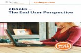 eBooks – The End User Perspective
