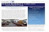 Elihu Burritt Library Newsletter, Fall 2011