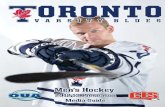 2012-13 Varsity Blues Men's Hockey Preseason Media Guide
