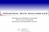 Techiques & Methods in Analysing Data for use in Desiging Warehouse, DC's, or Factories