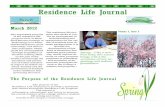 The Residence Life Journal 2012