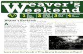 2013 Weavers Weekend Newsletter