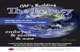 CAF's Building The Legacy Sale