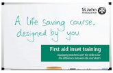 Schools Inset Day First Aid Training - St John Ambulance