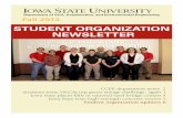 Fall 2013 Student Organization Newsletter