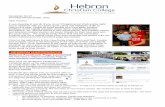 Hebron Newsletter No.37 6th Dec 2012