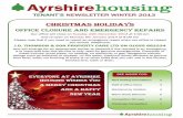 Ayrshire Housing Winter Newsletter 2013