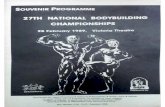 27 National Bodybuilding Championships