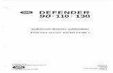 Defender 90 & 110 Workshop Maunual Supplement