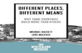 Different Places, Different Means: Why Some Countries Build More Than Others