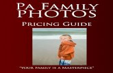 PA Family Photos Package and Pricing Guide
