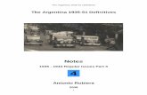 The Argentina 1935-51 Definitives; 2008 Notes; 1935 - 1944 Regular Issues Part 3