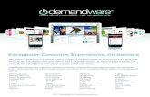 Demandware e-Commerce Brochure Demandware e-Commerce Brochure