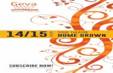 14-15 Geva Theatre Center Season Brochure