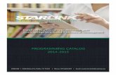 2014-2015 STARLINK Programming Catalog
