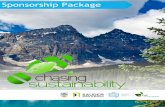 Chasing Sustainability 2013 sponsorship package