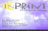 InPrint - Welcome Issue