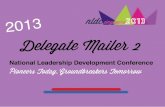 NLDC 2013 International Delegate Mailer 2