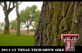 2011-12 Texas Tech Men's Golf Media Supplement