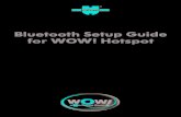 WOW! - Bluetooth Setup Guide