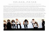 Prince Peter s/s 2010 press release