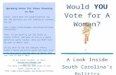 Would You Vote for a Woman?