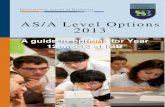 A Level Option Booklet