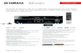 Yamaha AV Receiver RX-V567