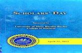 Scholars' Day 2013