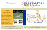 CSUB TED Fellows Brochure