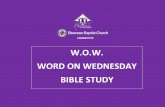 Ebenezer Baptist Church Bible Study