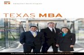 Texas MBA at Dallas/Fort Worth Program Viewbook