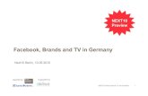 Facebook, Brands and TV in Germany NEXT 10 Preview