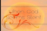 When God Seems Silent Booklet