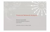 Financial Network Analysis - Talk at Oslo University