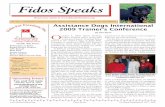 Fidos Speaks Vol. 18 No. 1 Winter 2009/2010