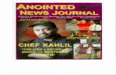 Chef Kahlil in The Anointed Journal