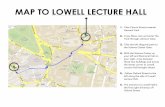 Map to Lowell Lecture Hall