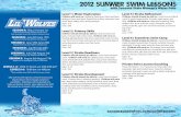 2012 Sonoma State Swim Lessons